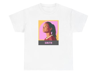 Sophia Smith Soccer Tee | USWNT & Portland Thorns Star Pop Art | Smith Graphic Shirt