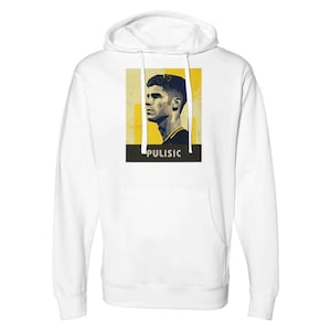 Christian Pulisic Sweatshirt | AC Milan & USA Star Pop Art Hoodie | Soccer Graphic Hoodie for Fans
