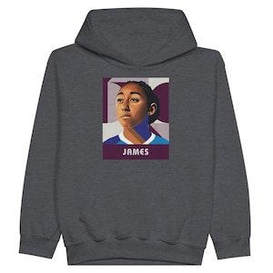Lauren James Kids Sweatshirt | Chelsea & England Football Star Hoodie | Youth Soccer Apparel
