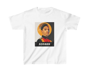 Kids Trinity Rodman Soccer Tee | USWNT & Washington Spirit Star Pop Art | Rodman Kids Graphic Shirt
