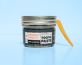 Dentifrice naturel au charbon actif | Dentifrice blanchissant | | sans plastique Sans fluorure