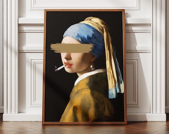 Altered Art Portrait Print: Skurriles, vielseitiges Dekor (Digitaler Download)