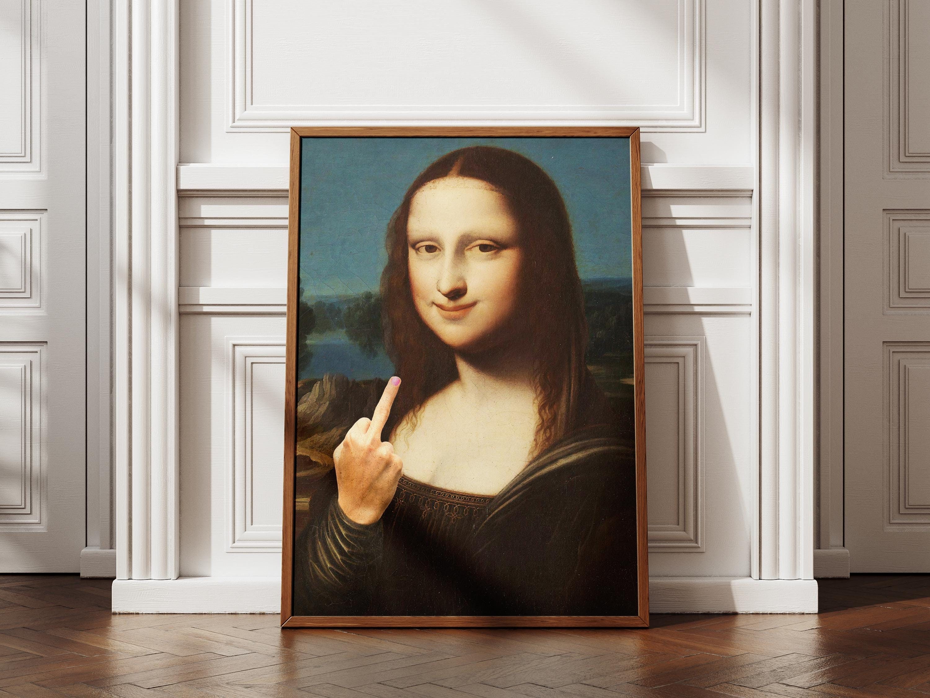Mona lisa fun art - Etsy 日本