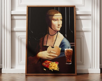 Renaissance Rework Print: Skurrile veränderte Kunst (Digitaler Download)