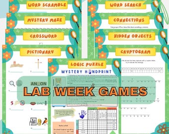 Printable Lab Week Logic Puzzle | 2025 Mystery Machine of Diagnostics | Lab Week Puzzles | Lab ...