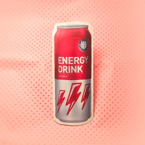 Sticker - Energy Drink Can (European energy drink ES meme, Finnish Jonne Ebin juttu joke )