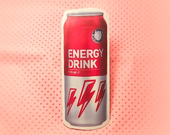 Sticker - Energy Drink Can (European energy drink ES meme, Finnish Jonne Ebin juttu joke )