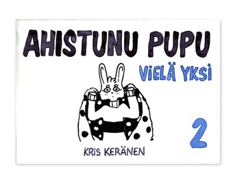 COMIC / ZINE - Ahistunu Pupu Comic Album "Ehkä vielä yksi 2" (Finnish diary strip comic album, mental health awareness, anxiety disorder)