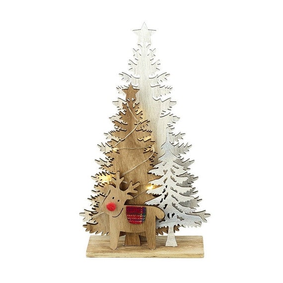 woodland scene christmas decorations