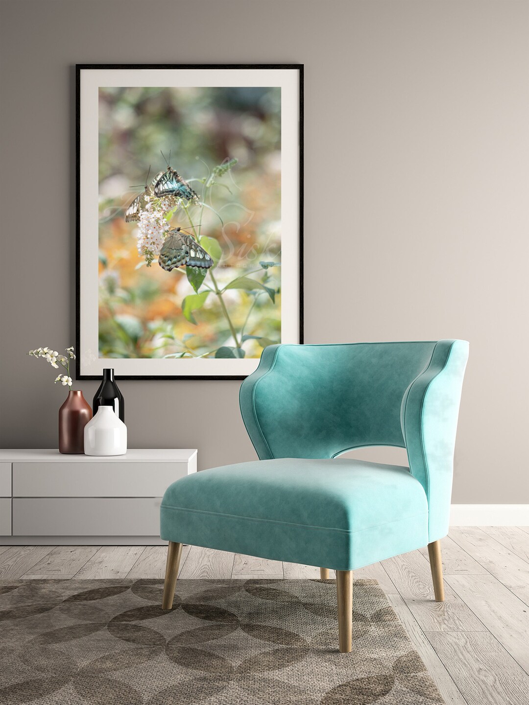 Butterfly Photography Wall Art Printable Colorful Butterflies Etsy