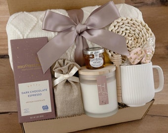 Self Care Gift Box, Care Package for Her, Tea Gift Box, Thinking of You, Cheer Up Gift, Encouragement Gift, Gift box for her, Succulent Gift