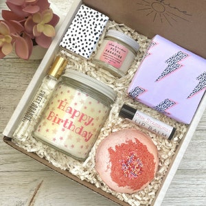 Happy Birthday Gift Box for Her-  Friend Spa Gift Set