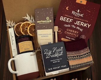Sympathy Gift Box with Tea or Coffee: Bereavement Care Package, Sending Hugs to a friend