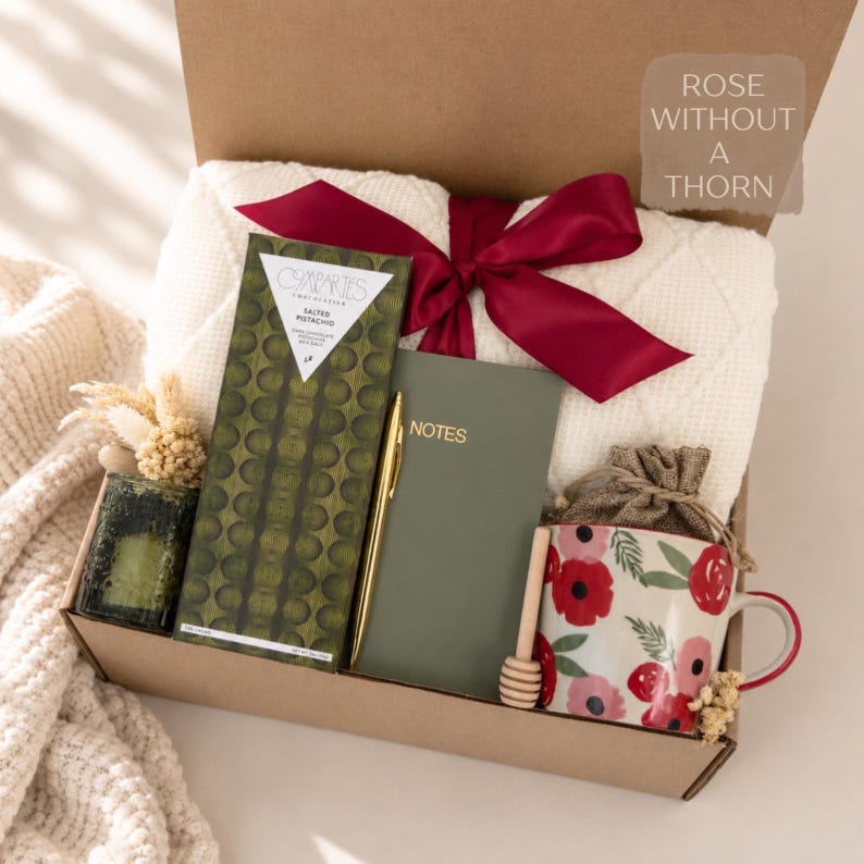 Pamper Care Package, Gifts for Mom, Best Mom Ever Gifts, Mother’s Day Gifts Rose Without a Thorn