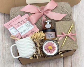 Bridal Shower Gift Set: Wedding Gift for the Bride, Tea Set or Blanket - Personalized Card