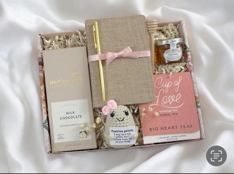 Sunshine Care Package, You are My Sunshine, Daily Affirmations, Get Well Soon, Thinking of You, Mental Health, Crochet Sunflower Positive Potato