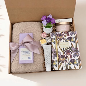 Healing Vibes Gift Box: Surgery Self-Care Package with Crossword Puzzle or Notebook