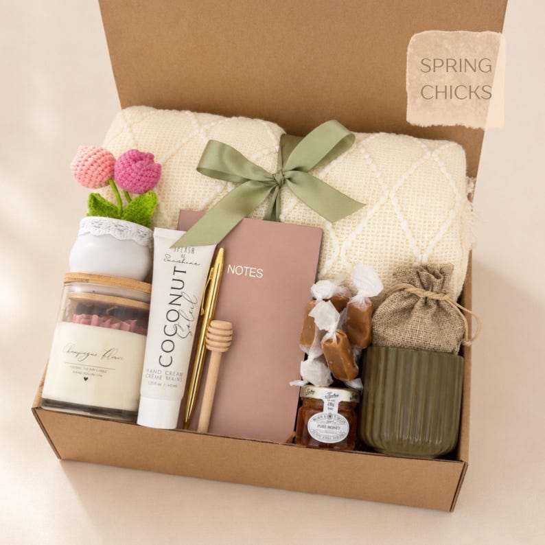 Pamper Care Package, Gifts for Mom, Best Mom Ever Gifts, Mother’s Day Gifts Spring Chicks