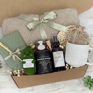 Self Care Gift Box: Tea, Succulent & Personalized Card You’re a Big Dill