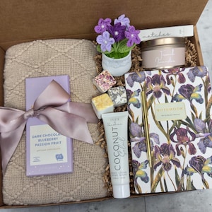 Healing Vibes Gift Box: Surgery Self-Care Package with Crossword Puzzle or Notebook