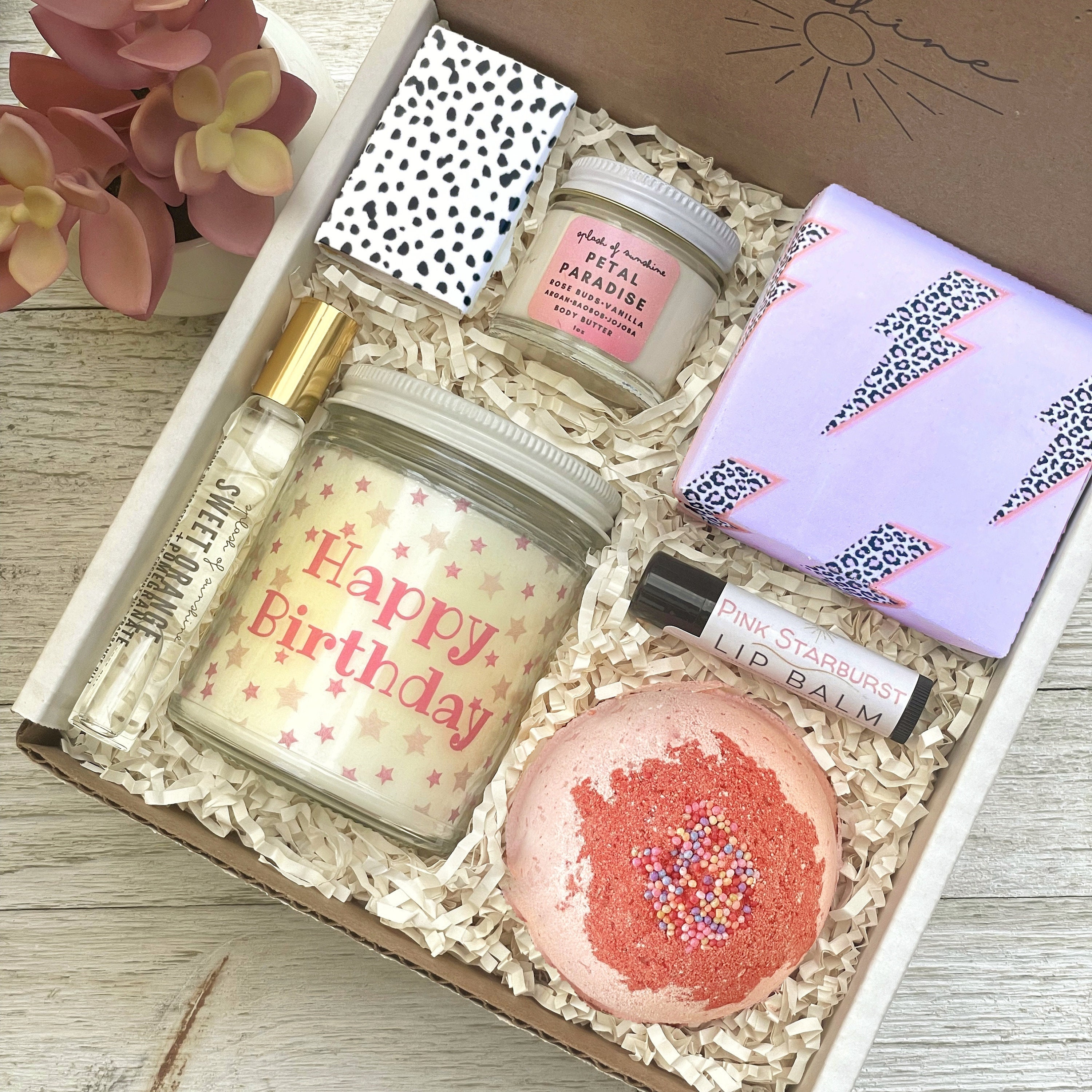 Personalised Gift Box - Birthday Gift Set Friend Birthday Gift Box Gifts  for Her Self Care Box 4