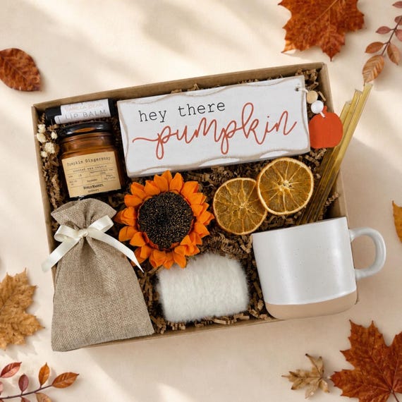 Fall Gift Basket: Gifts for Women, Harvest Decor Gift