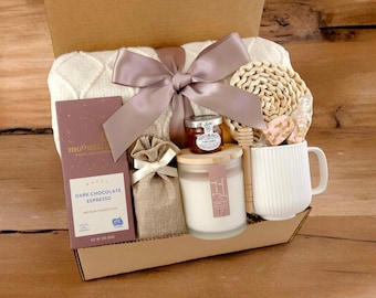 Self Care Gift Box: Tea, Succulent & Personalized Card
