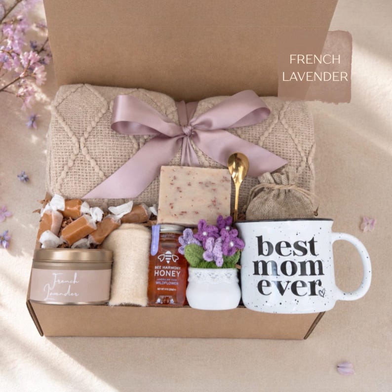 Pamper Care Package, Gifts for Mom, Best Mom Ever Gifts, Mother’s Day Gifts French Lavender
