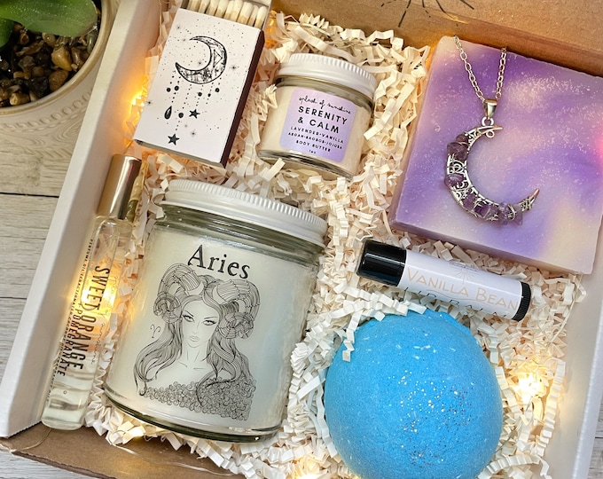 Aries Zodiac Gift Box | Aries Gift | Aries Birthday Gift