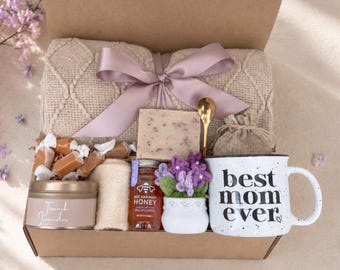 Best Mom Ever Mug, Mothers Day Gift, Gifts for Her, Hygge Gift Box for Mom