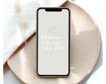 Phone Wallpaper Inspirational Quotes Quote Background - Etsy