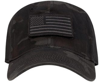 USA Tactical Cap Velcro USA Flag Patch Hat