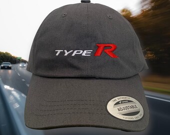 Type R  Embroidered  YP Classics - Classic Dad Hat Cap Honda Racing Cap V-Tec