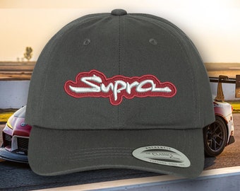 Supra  Embroidered  YP Classics - Classic Dad Hat Cap Toyota Supra