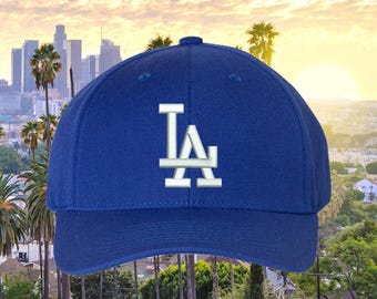 LA Dodgers 3D Embroidered Snapback Cap - Curved Visor