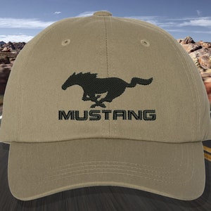 Mustang Embroidered  YP Classics - Classic Dad Hat Cap Ford Mustang GT