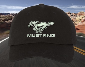 Mustang Embroidered  YP Classics - Classic Dad Hat Cap Ford Mustang GT