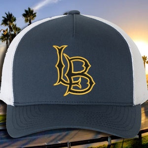 Long Beach (LBC) - 90s Retro Style Snapback Embroidered Hat - Etsy