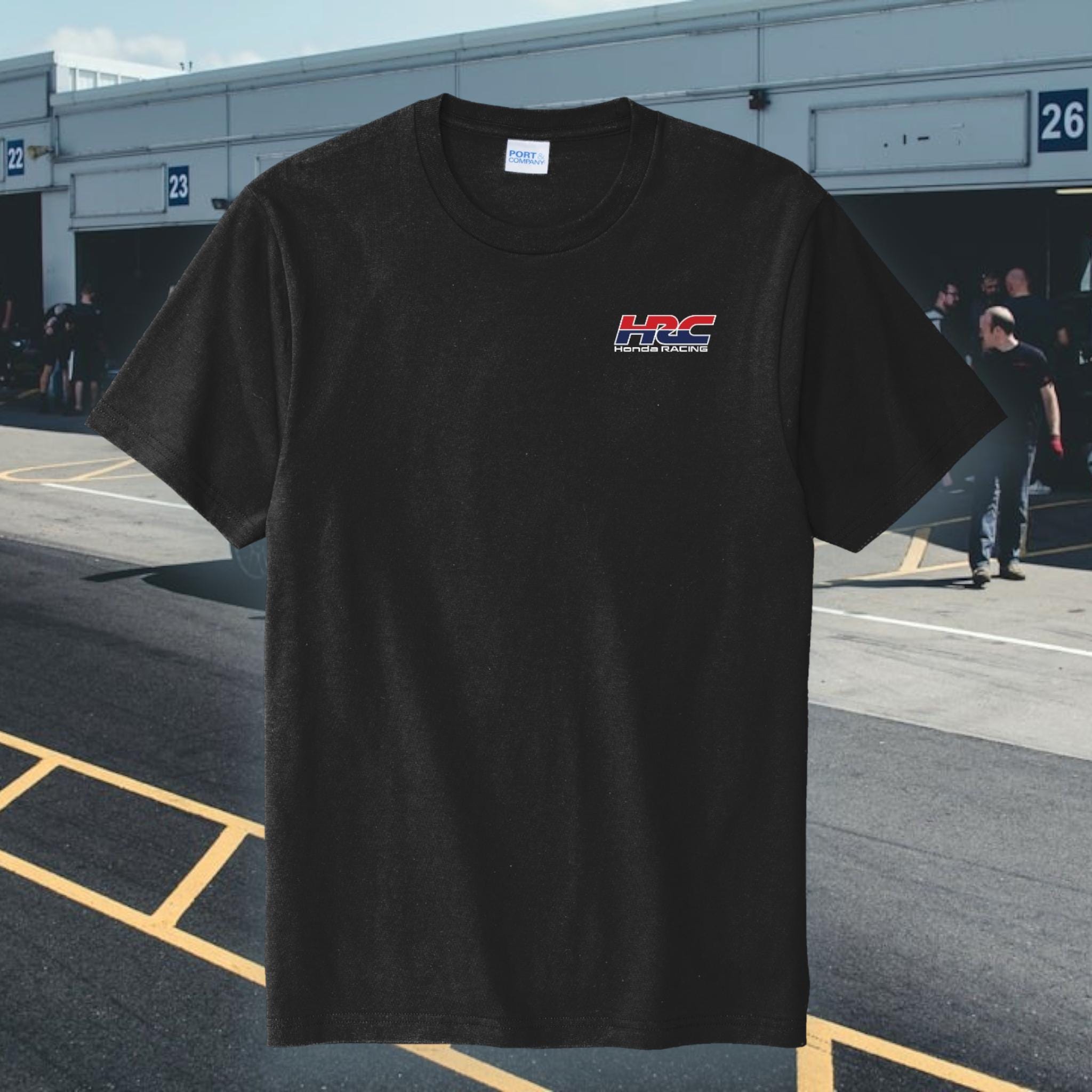 HRC Honda Racing T-shirt: Heavyweight Cotton V-tec Tee - Etsy