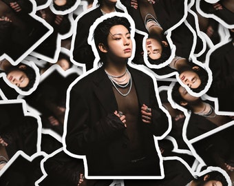 Jungkook Golden Shirtless Concept Photo Naklejka | Naklejki | Naklejka Bangtan | Jungkook | Naklejka winylowa na laptopa, kubek, telefon