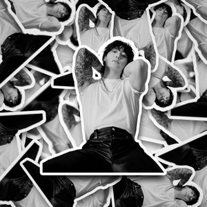 Jungkook Seven Photo Sketch 5 |  Stickers | Bangtan Sticker | Jungkook | Vinyl Decal for Laptop, Tumbler, Phone