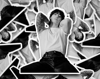 Jungkook Seven Photo Sketch 5 |  Stickers | Bangtan Sticker | Jungkook | Vinyl Decal for Laptop, Tumbler, Phone
