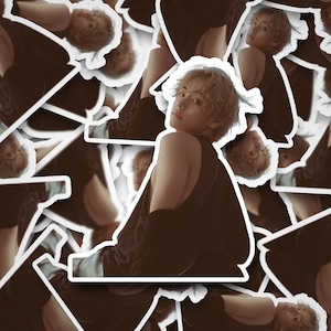 Taehyung Layover Shoulder Sticker |  Stickers | Bangtan Sticker |  V | Taehyung | Vinyl Decal for Laptop, Tumbler, Phone