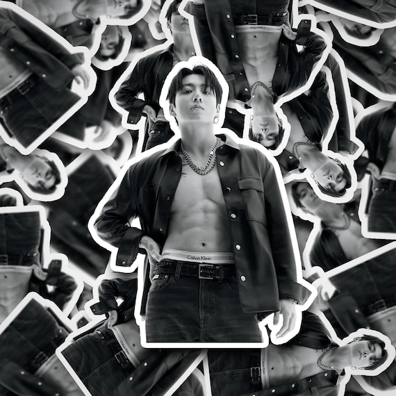 Jungkook Abs Sticker | Jungkook Stickers | Bangtan Sticker
