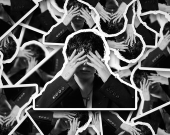 Jungkook Seven Photo Sketch 3 |  Stickers | Bangtan Sticker | Jungkook | Vinyl Decal for Laptop, Tumbler, Phone