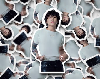 Jungkook Seven Photo Sketch 2 |  Stickers | Bangtan Sticker | Jungkook | Vinyl Decal for Laptop, Tumbler, Phone