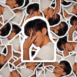 Taehyung Peace Sticker | V Stickers | Bangtan Sticker | Kim Taehyung | Vinyl Decal for Laptop, Tumbler, Phone