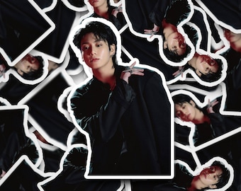 Jungkook Golden Concept Photo Sticker |  Stickers | Bangtan Sticker | Jungkook | Vinyl Decal for Laptop, Tumbler, Phone
