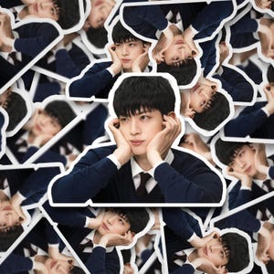 Sticker Jin Happy Broeding | Jin-stickers | Bangtan-sticker | Jin | Vinylsticker voor laptop, beker, telefoon