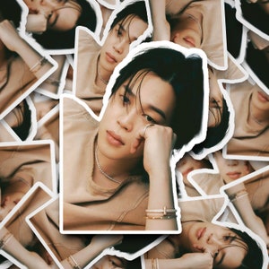Jimin Elle Korea Sticker | Jimin Sticker |   Stickers | Bangtan Sticker | Vinyl Decal for Laptop, Tumbler, Phone